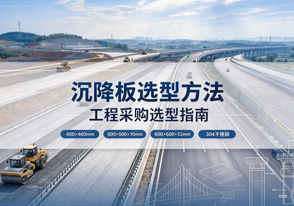 淮滨沉降板选择方法